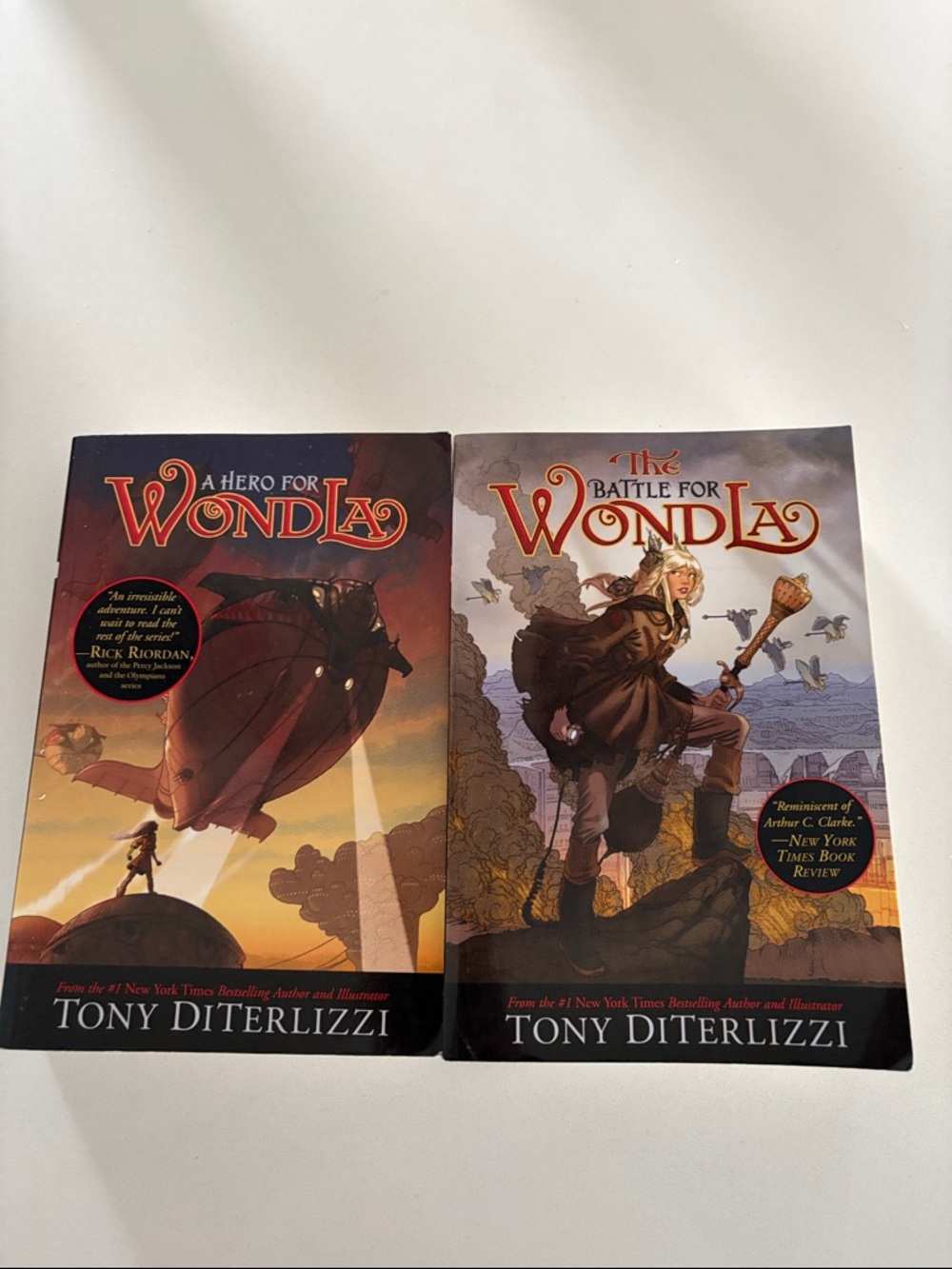 Lot of Two Books from the WondLa Series by Tony DiTerlizzi (Books 2 and 3)